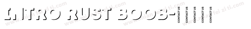 INTRO RUST BOOB字体转换